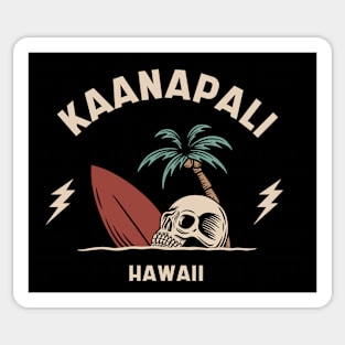 Vintage Surfing Kaanapali, Hawaii Sticker